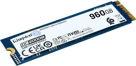 Kingston Data Center DC2000B Enterprise SSD 960 GB NVMe M.2 2280 PCIe 4.0 x4 - Bild 1