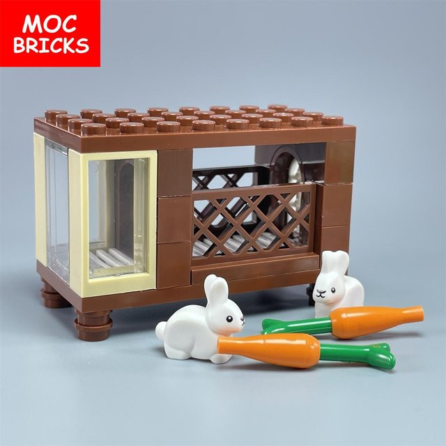 Yiran toy MOC Bausteine Hase Kaninchen, Konstruktionsbausteine, ab 6 Jahren - Bild 1
