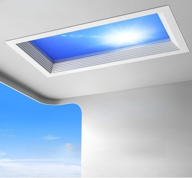 HomeLover LED-Einbauleuchte Blue Sky, moderne quadratische Deckenleuchte in Weiß mit RGBW-Funktion für Badezimmer, Küche und Schlafzimmer - Bild 1
