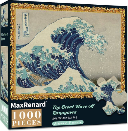 MaxRenard Die große Welle vor Kanagawa Puzzle, 1000 Teile, Erwachsene