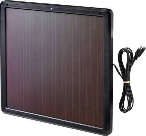 Renkforce RF-4778668 Solar-Batterieschutz mit amorpher Solarzelle, 18V, 7,5W, Schwarz, IP64 - Bild 1