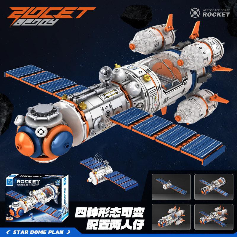 Linyi toy Weltraumforschung Weltraum Bausteine Set - Bild 3