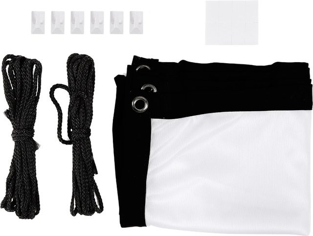 Docooler Projektionswand aus weißem Polyester, tragbare und faltenfreie Projektorleinwand im Format 16:9 - Bild 1