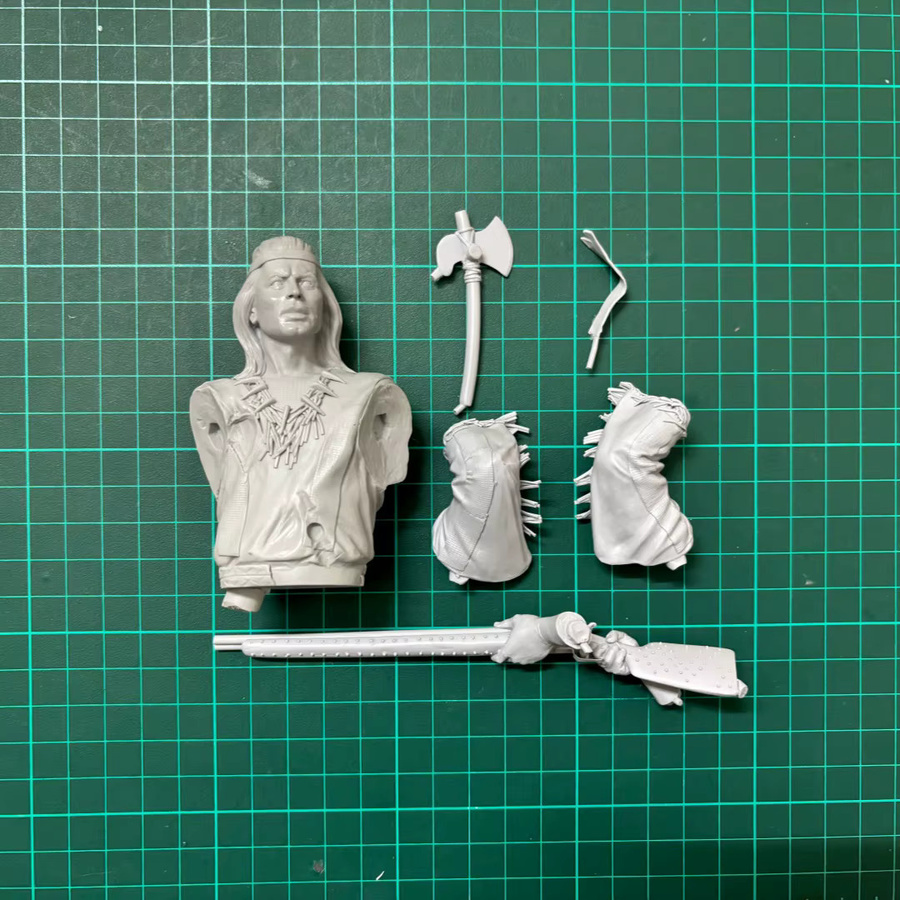 MEEKLION MODEL Militär Harzmodellbausatz Büste, Maßstab 1:10 - Bild 3