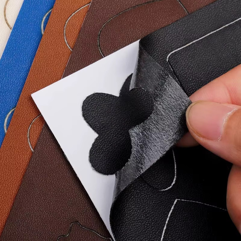 Selbstklebende Leder-Reparaturflicken in Braun zur einfachen Reparatur von Sofas, Autositzen, Taschen und Jacken - Bild 4