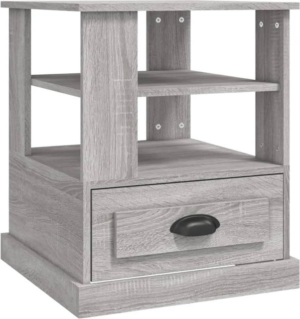 vidaXL Beistelltisch in Grau aus Holzwerkstoff B/T/H: 50 x 50 x 60 cm - Bild 1