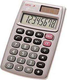 Tischrechner Genie 510 mit 8-stelligem Display, Solar- und Batteriebetrieb - Bild 1