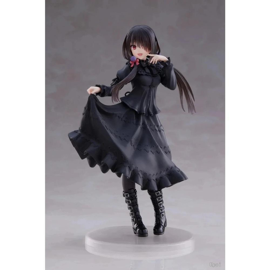 MIFEN Date A Live Tokisaki Kurumi Anime Figur Schwarzes Kleid PVC Modell - Bild 2
