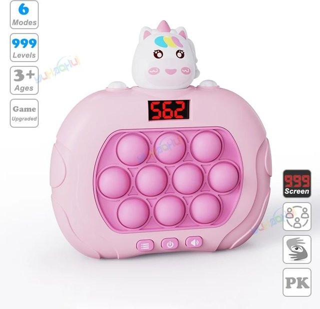 Binchi Elektronisches Pop-Licht, Schnelles Drückspiel, Interaktive Spielmaschine - Bild 1