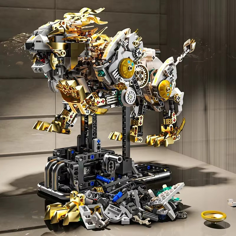 BAANFU Mechanischer Löwe, Bausatz, mit beweglichen Teilen - Bild 4