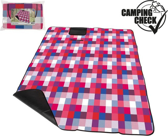 Picknickdecke von happy people in Multicolour mit PU-beschichteter Unterseite