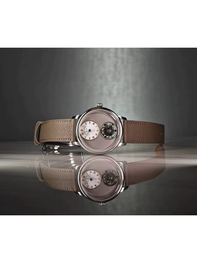 JILIAN Armbanduhr, Automatik, Edelstahl, Leder, Herren - Bild 3