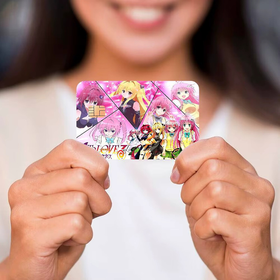 To Love-Ru Darkness Kreditkarten-Skin Aufkleber wasserfest in Multicolor für VISA und U-Bahn-Karten - Bild 3