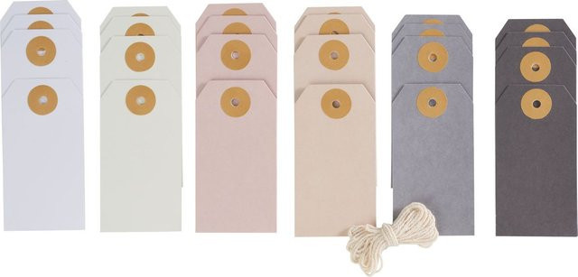 VBS Geschenkanhänger-Set Trend in Multicolor aus Papier (24 Stück) - Bild 1