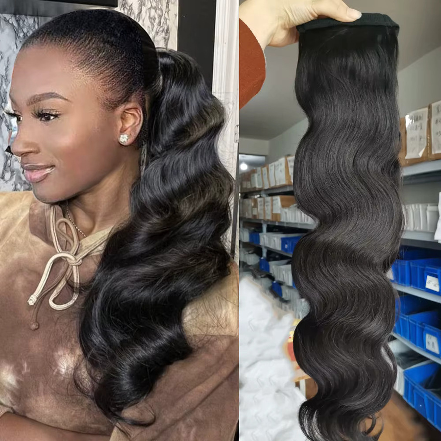 ZILING Remy-Haarverlängerungen, gewelltes Echthaar, 100 g, Damen - Bild 4