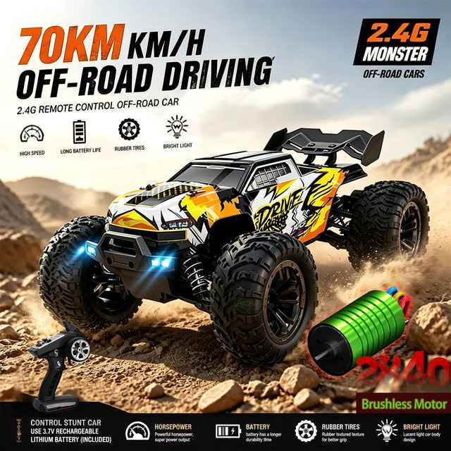 WLtoys 16101PRO 16102PRO RC Auto, Monster Truck, Metall, ab 14 Jahren - Bild 1