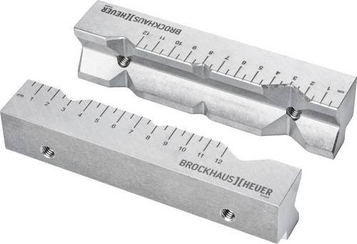 Brockhaus Heuer AP Schraubstockbacken 116161 aus Aluminium in Silber, Backenbreite: 16,0 cm - Bild 1