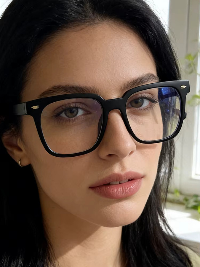 CCspace Lesebrille, Vollrand, Square, Kunststoff, Schwarz, Unisex - Bild 4