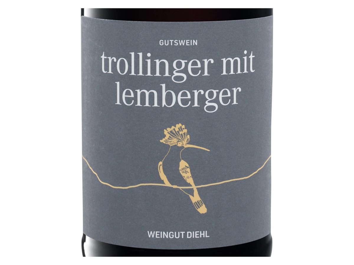 Weingut Diehl Trollinger mit Lemberger Gutswein halbtrocken Rotwein 2024 1,0 l - Bild 2