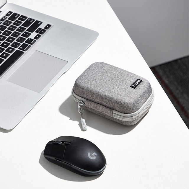 Logitech EVA Hartschalen-Mäuse-Aufbewahrungsbox Schutzhülle für Reise-Maus-Organizer in Grau - Bild 1
