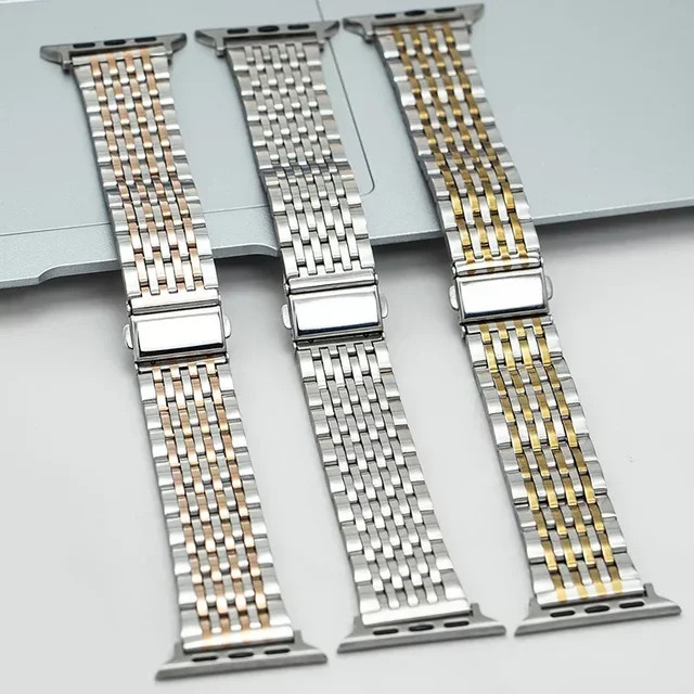 Uhrenarmband Edelstahl, Bicolor, Unisex - Bild 1