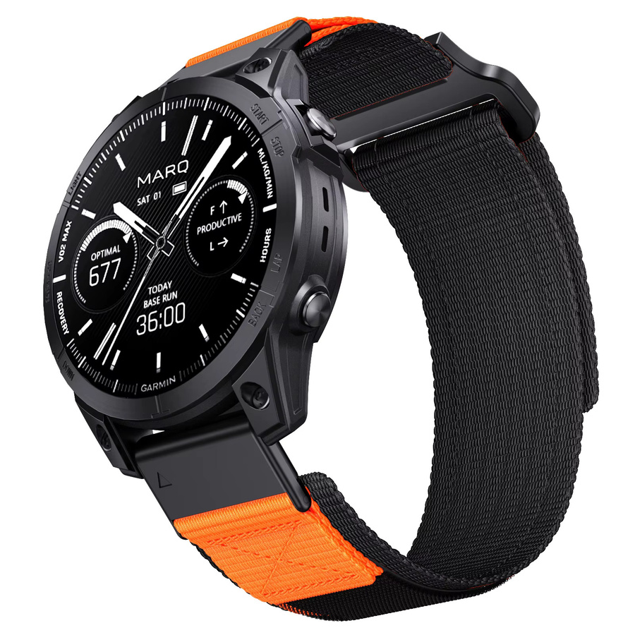 Garmin Uhrenarmband Nylon, Schwarz, Unisex - Bild 1