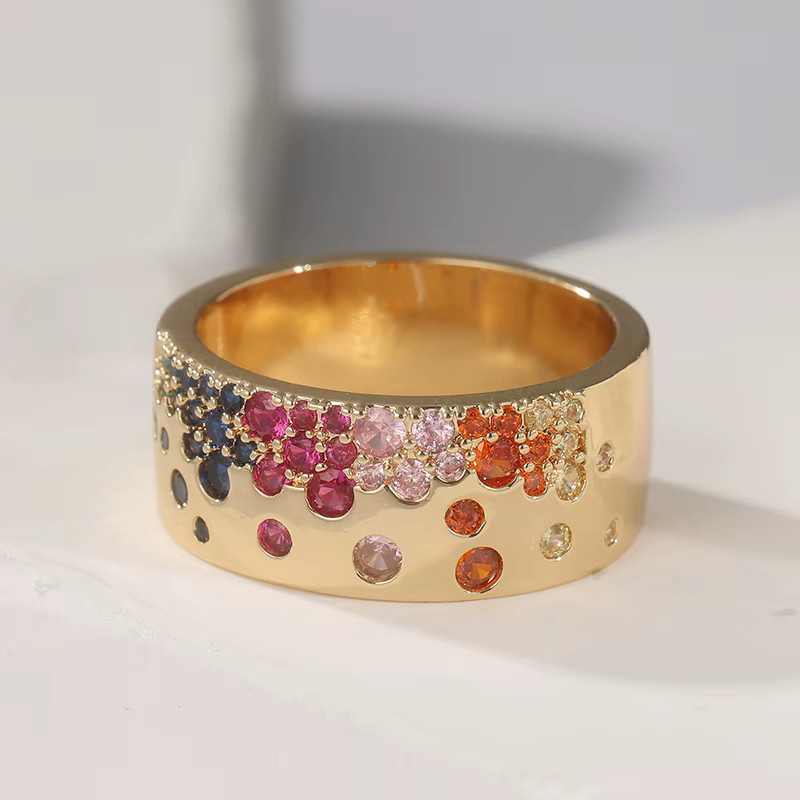 YoYo Ring, Gold, Zirkonia, Damen - Bild 2