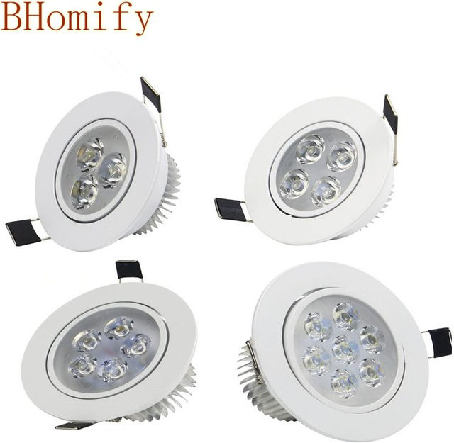 BHomify LED Dimmbares Einbau-Downlight in Weiß, Rundes LED-Spotlicht mit CREE Technologie - Bild 1