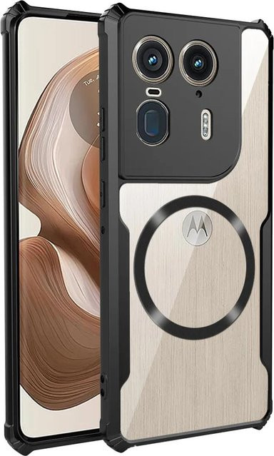Transparente magnetische Schutzhülle aus hartem PC für Motorola Edge 50 Ultra, Edge 50 Pro, Fusion Edge 50 Neo und Edge 50 Neo - Bild 1