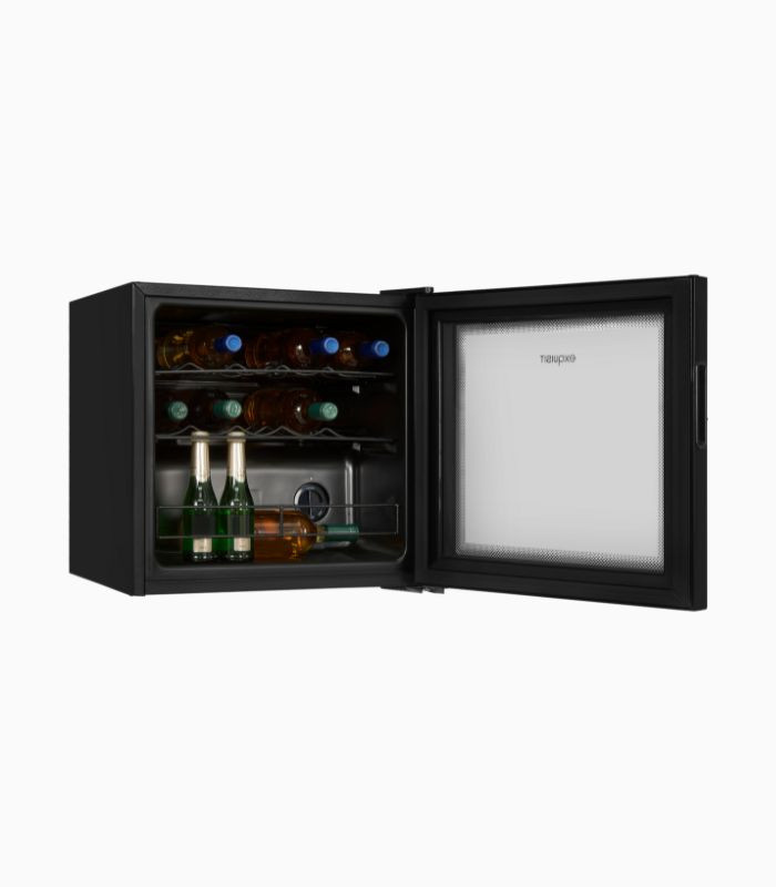 WS1-12-GT-030G Weinkühlschrank schwarz mit Glastür und freistehender Bauweise - Bild 2