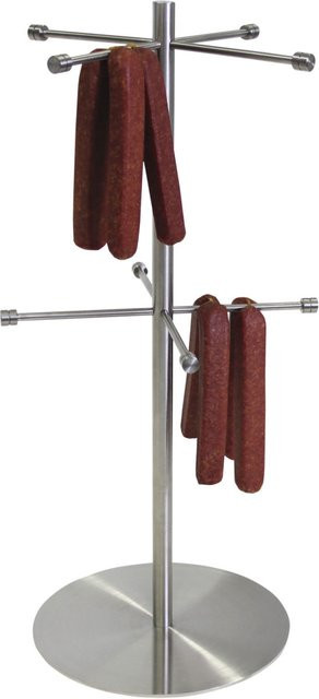 Schneider Brezel- und Wurstständer aus Edelstahl in Silber, Durchmesser: 21 cm - Bild 1