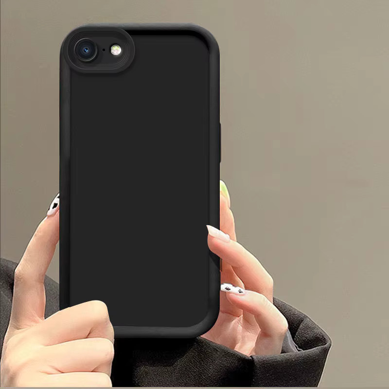 Apple iPhone Silikonhülle Komplettpaket in Schwarz für iPhone 5 5S 7 8 Plus SE 2016 SE2 2020 SE3 2022 XR XS Max - Bild 2