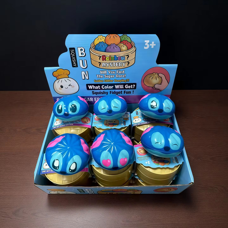 TOPTOY Disney Bun Stitch, Xiaolongbao Blindbox, Quetschspielzeug, ab 3 Jahren - Bild 3