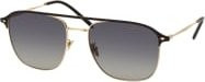Giorgio Armani AR 6154 Sonnenbrille, Aviator, Herren, Metall, Gold, Blau, Grau - Bild 1