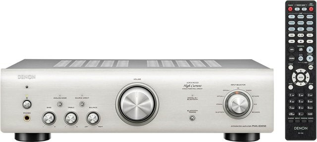 Denon PMA-600NE Stereo Vollverstärker mit Bluetooth und optischem Anschluss in Silber - Bild 1