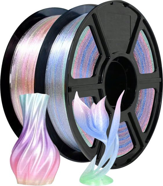 3D Maliang PLA Filament Rainbow Candy und Forest Multicolour Kombination für FDM 3D-Druck 250g - Bild 1
