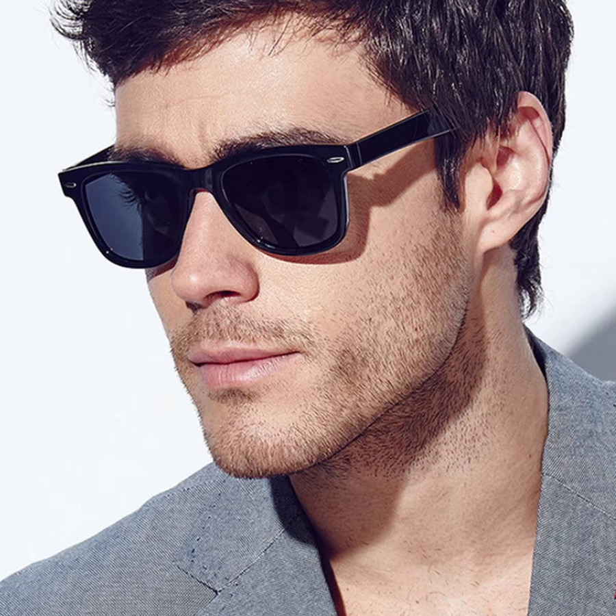Glazzy Sonnenbrille, Herren, Vollrand, Square, Kunststoff, Schwarz - Bild 3