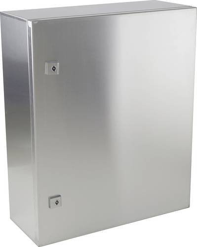 TRU COMPONENTS TC-SS605020 Schaltschrank aus Edelstahl in Lichtgrau, B/H/T: 60 x 50 x 20 cm - Bild 1