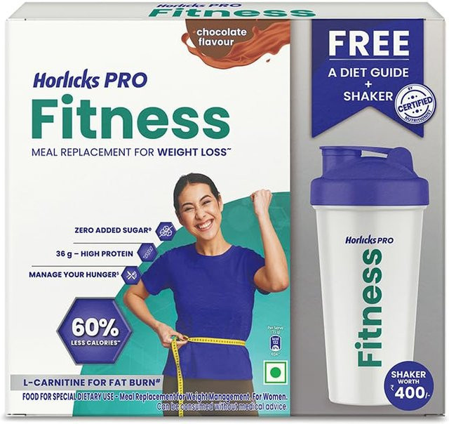 Horlicks PRO Fitness Schoko Mahlzeitenersatz Shake 400 g - Bild 1