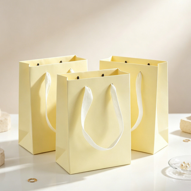 10 Stück tragbare Papiertüten als Mehrzweck-Geschenk- und Einkaufstaschen für Schmuck, Kosmetik, Hochzeiten oder Partys - Bild 1