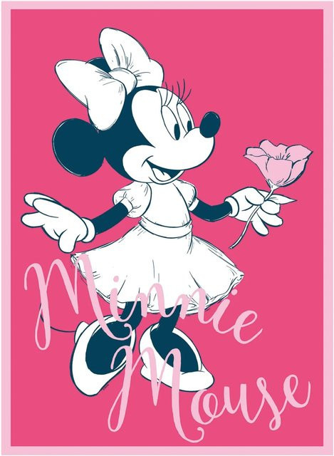 Komar Wandbild Minnie Mouse Girlie Paper Poster, Breite: 50 cm, Höhe: 70 cm - Bild 1