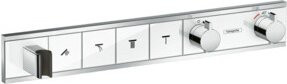 Hansgrohe RainSelect UP-THM Fertigmontageset mit Brausekopf und Thermostat in Chrom und Weiß - Bild 1