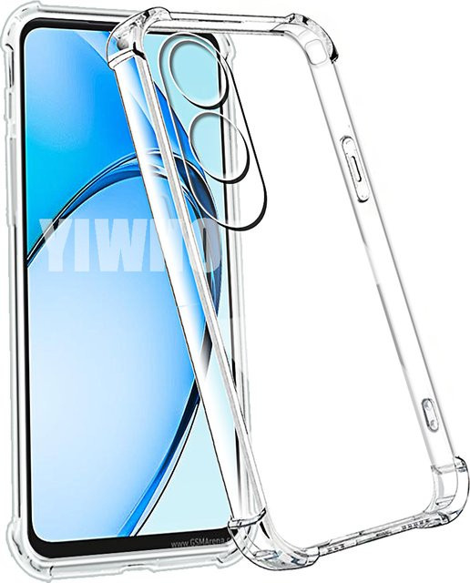 Stoßfeste Airbag Handyhülle in Transparent für Oppo A80 A60 A40 A79 A59 A39 A98 A78 A58 A38 A18 4G 5G Weiche TPU Rückseite Cover - Bild 1