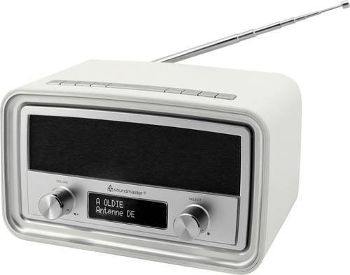 Soundmaster UR190WE Tischradio mit DAB+ und UKW in Weiß mit USB-Ladebuchse und 3,5 mm Klinkenanschluss - Bild 1