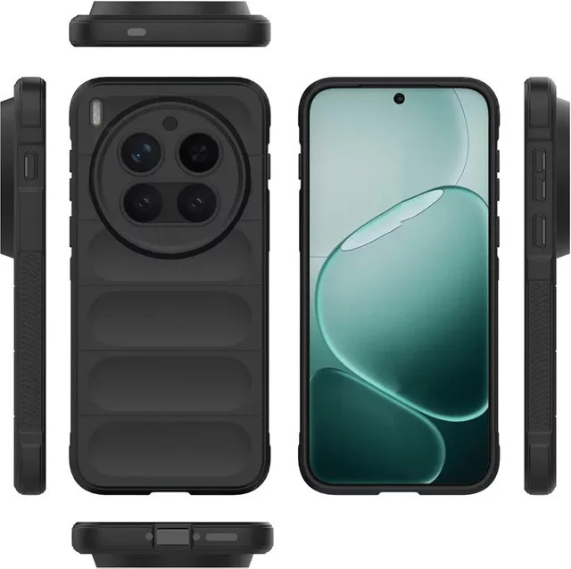 Schutzhülle aus weichem Silikon für ViVo X300 Pro und ViVo X300 in Rot - Bild 1