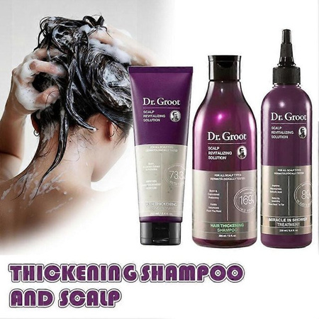 Dr Groot Haarverdickendes Öl Shampoo, 385 ml, mit Salicylsäure