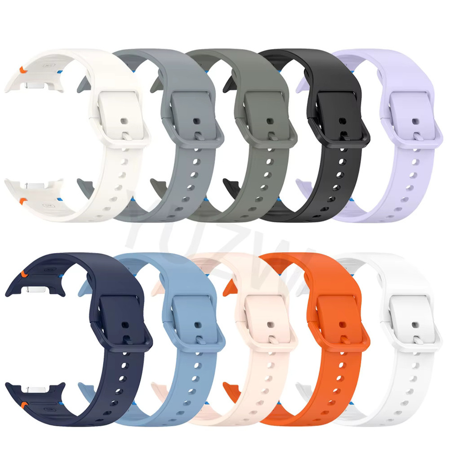 Samsung Uhrenarmband Silikon, orange, Unisex - Bild 3
