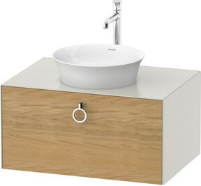 Duravit Waschtischunterschrank ohne Aufsatz White Tulip matt weiß B/T/H: 80 x 40,8 x 55 cm - Bild 1