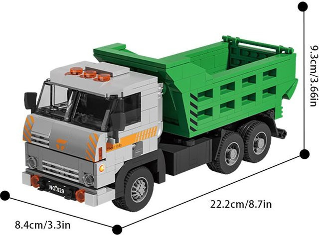 KNEW BUILT Robuster Muldenkipper, Bausteine Spielzeug, ab 14 Jahren - Bild 1