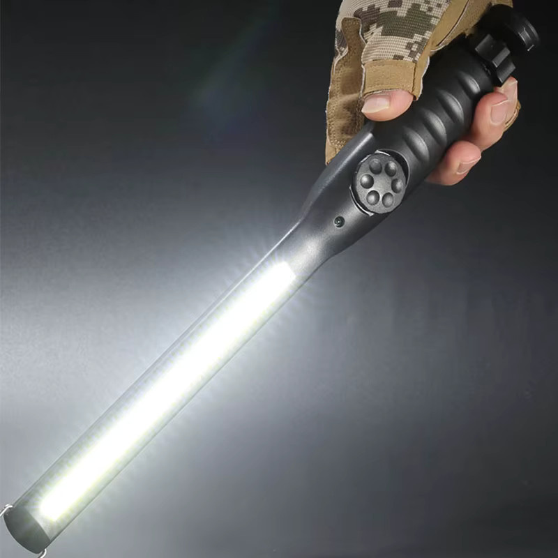 ZHIYU USB wiederaufladbare COB LED Arbeitsleuchte mit Magnet, tragbare kabellose Inspektionsleuchte in Schwarz und Gelb - Bild 3